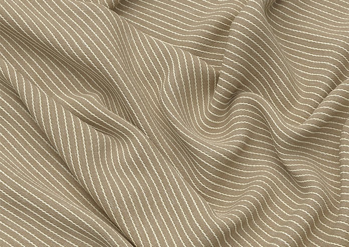 Montierre Stripe, Soft Raffia - Roman Blind - Image 4